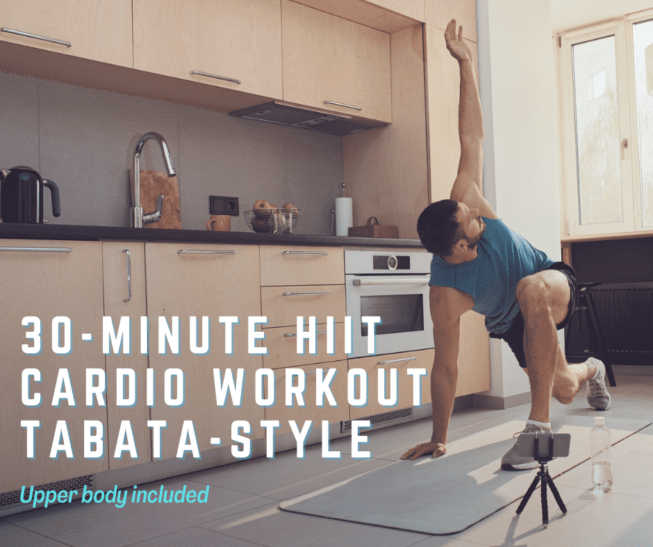30-minute HIIT cardio workout Tabata-style | Upper body included